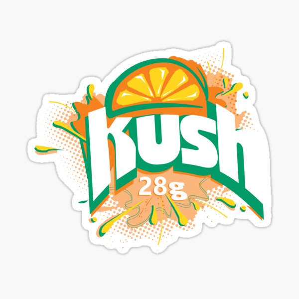 Orange Kush 28g Sticker By Ggtv33 Redbubble