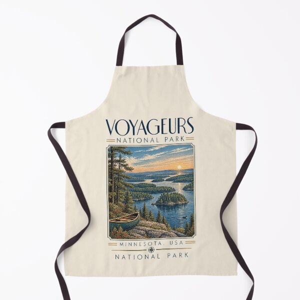 Item preview, Voyageurs National Park, Minnesota, USA [Vintage Illustration] designed and sold by elektronen.