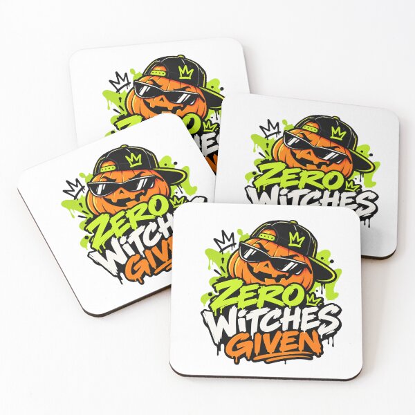 Item preview, Zero Witches Given Cool Halloween Pumpkin designed and sold by tompod.