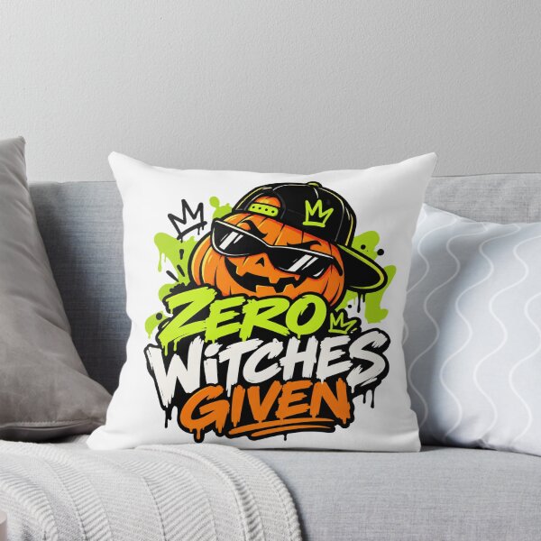 Item preview, Zero Witches Given Cool Halloween Pumpkin designed and sold by tompod.