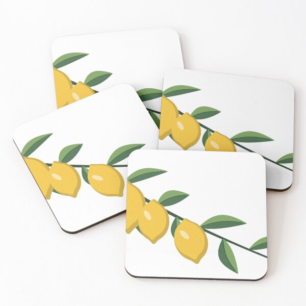 Item preview, Sicilian Lemon Branch Sticker designed and sold by ChromaLens.