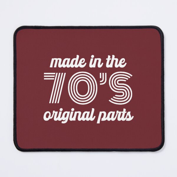 Item preview, Made in the 70s Original Parts Vintage 1970s Birthday Retro Gift #4 designed and sold by SalahBlt.