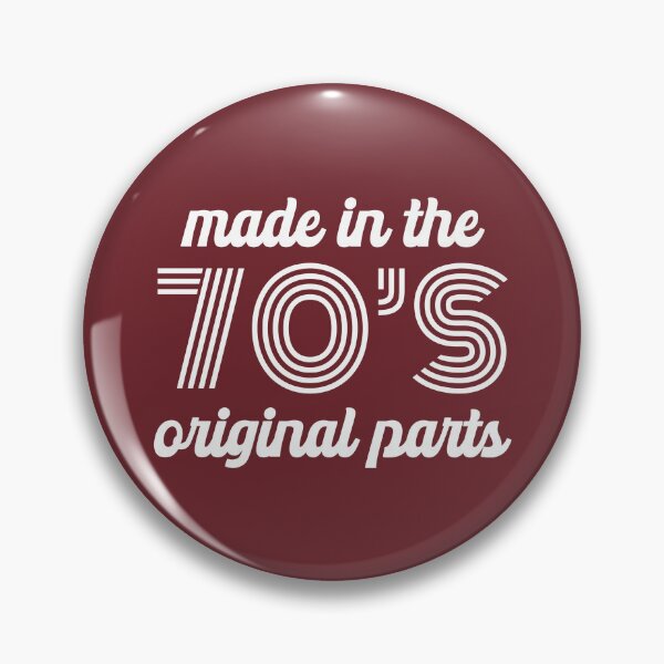 Item preview, Made in the 70s Original Parts Vintage 1970s Birthday Retro Gift #4 designed and sold by SalahBlt.