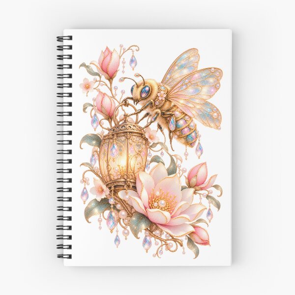 Item preview, Golden Bee & Floral Dream designed and sold by Wild Ink Studio by Barbara.