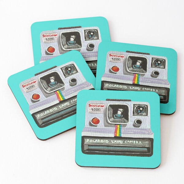 Item preview, Vintage Polaroid Land Camera, hand painted designed and sold by KateIvesArt.