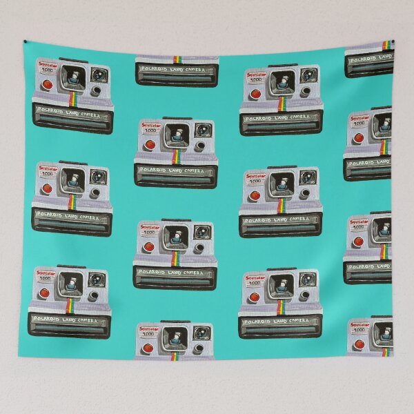 Item preview, Vintage Polaroid Land Camera, hand painted designed and sold by KateIvesArt.