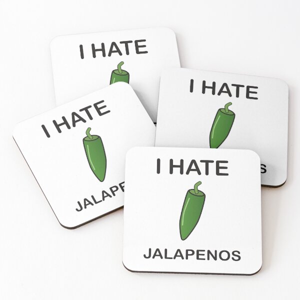 Item preview, I Hate Jalapenos - Funny Picky Eater Gift designed and sold by I HATE IT!.