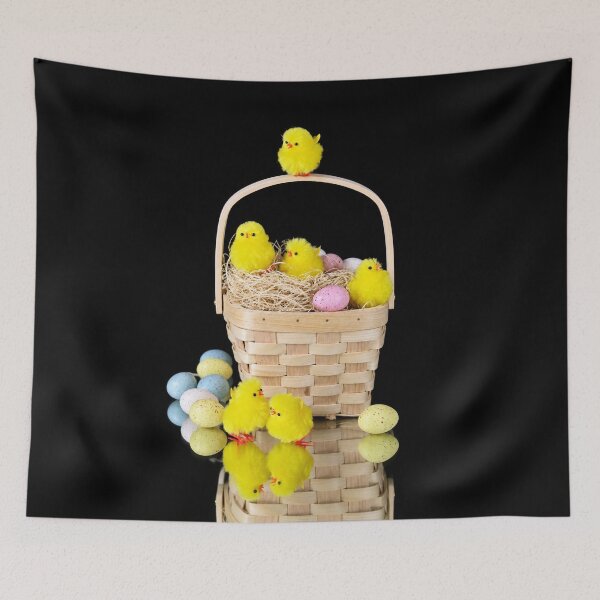 Item preview, Easter Chicks in a Basket designed and sold by Kimberly Palmer.