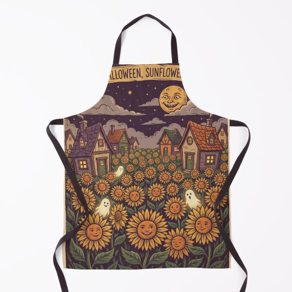 Item preview, Happy Halloween Sunflower Village  designed and sold by Dhiraaj.