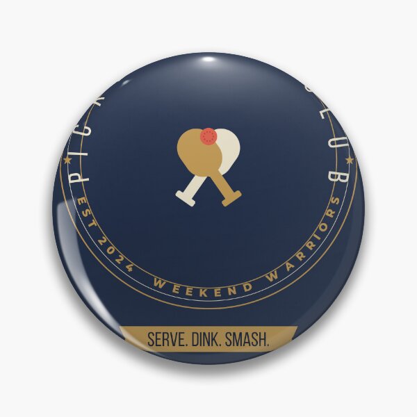 Item preview, Pickleball Club Varsity Crest Design designed and sold by CourtCultureHQ.