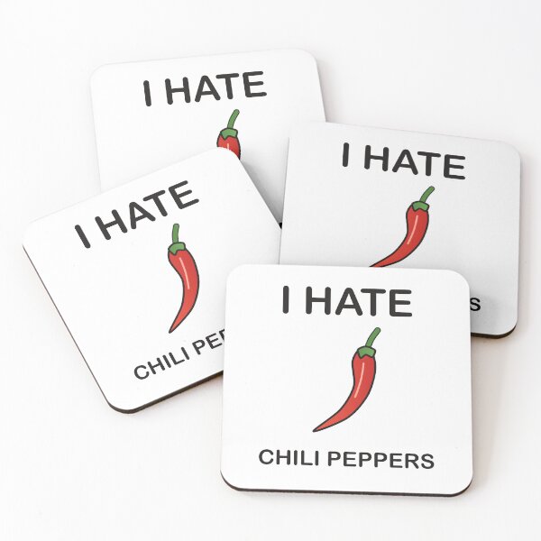 Item preview, I Hate Chili Peppers - Funny Picky Eater Gift designed and sold by I HATE IT!.