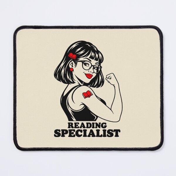 Item preview, Retro Reading Specialist Strong Woman designed and sold by MavtM.