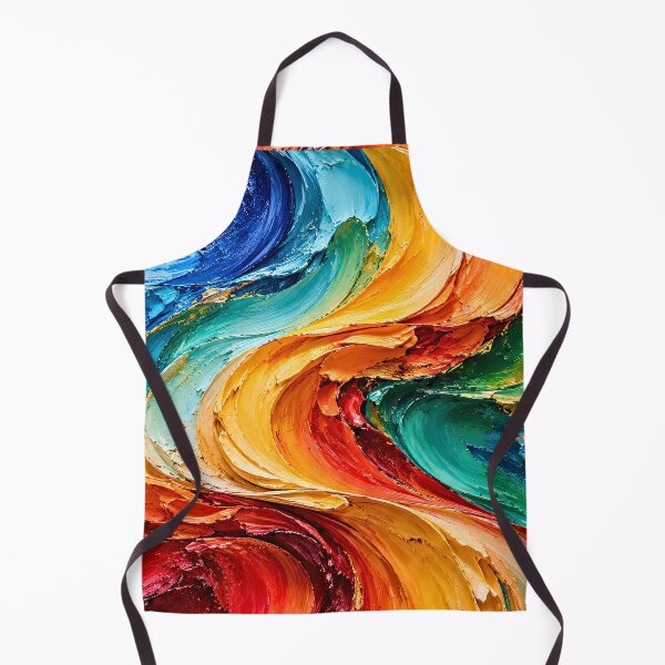 Item preview, Chromatic Flow – Vibrant Abstract Impasto Art designed and sold by CheersTOGETHER.