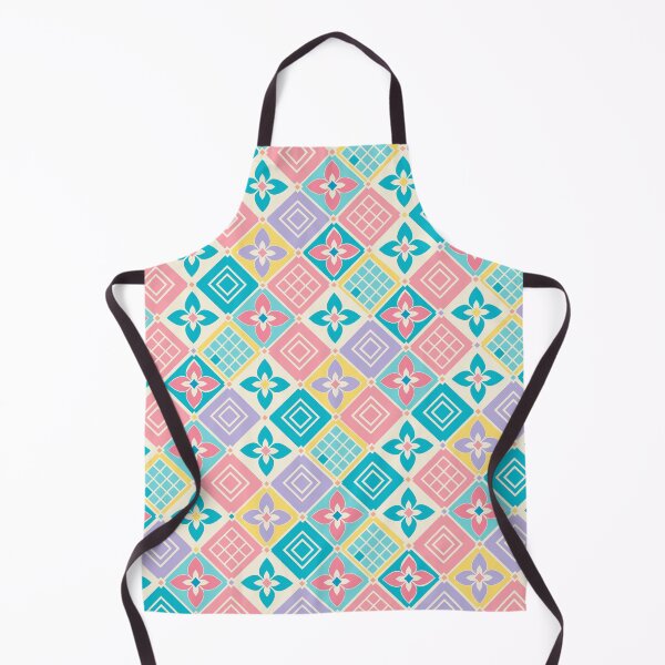 Item preview, Colorful Japanese Flower and Diamond Tile Pattern designed and sold by JapaneseWagaraStudio.