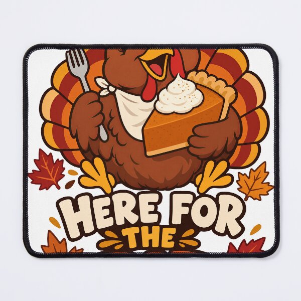 Item preview, Funny Thanksgiving Turkey Hugging Pumpkin Pie designed and sold by Cozy Boo Club.