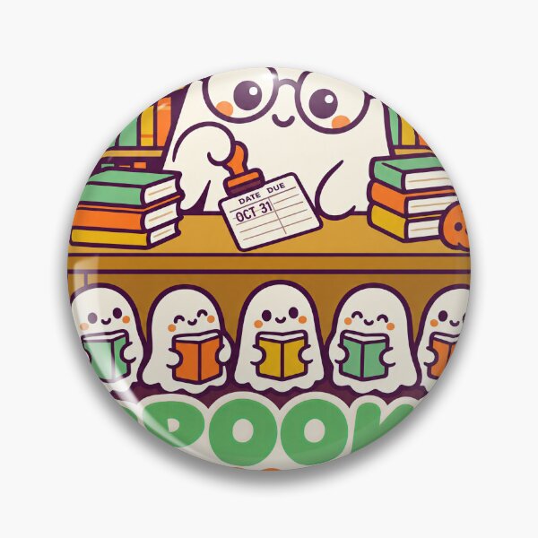 Item preview, Spooky School Librarian Ghost - Librarian Halloween designed and sold by Cozy Boo Club.