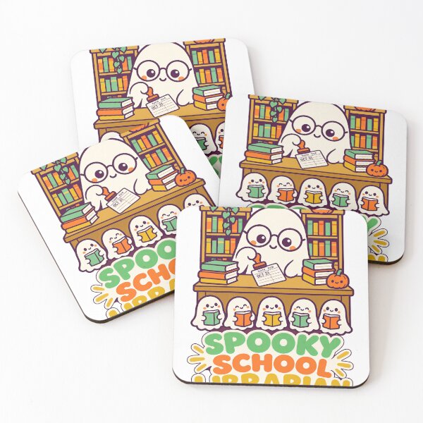 Item preview, Spooky School Librarian Ghost - Librarian Halloween designed and sold by Cozy Boo Club.