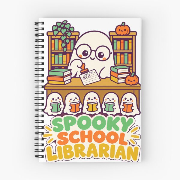 Item preview, Spooky School Librarian Ghost - Librarian Halloween designed and sold by Cozy Boo Club.