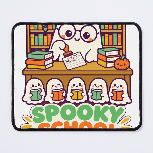 Item preview, Spooky School Librarian Ghost - Librarian Halloween designed and sold by Cozy Boo Club.