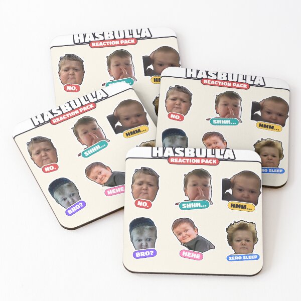 Item preview, Hasbulla Reaction Faces Sticker Pack designed and sold by TeamHasbulla.