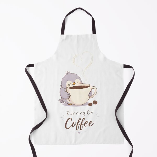 Item preview, Running on Coffee Cute Penguin | Funny Coffee Lover Kawaii Design designed and sold by dreamz-world.