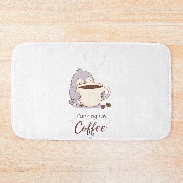 Item preview, Running on Coffee Cute Penguin | Funny Coffee Lover Kawaii Design designed and sold by dreamz-world.