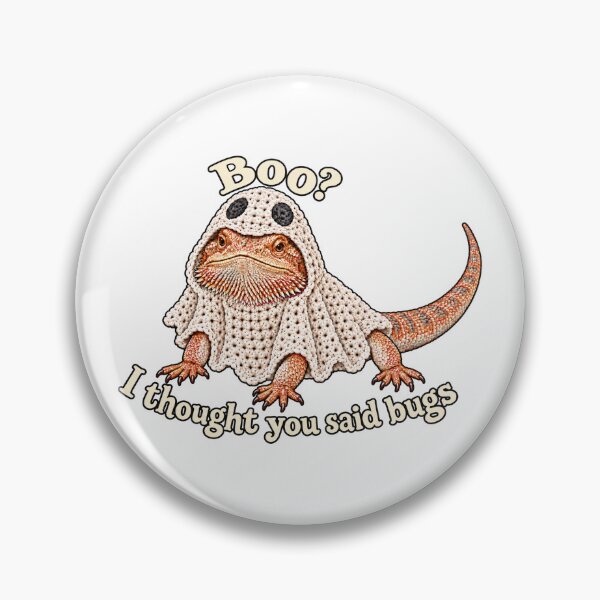Item preview, Bearded Dragon Boo I Thought You Said Bugs designed and sold by threadandfangs.