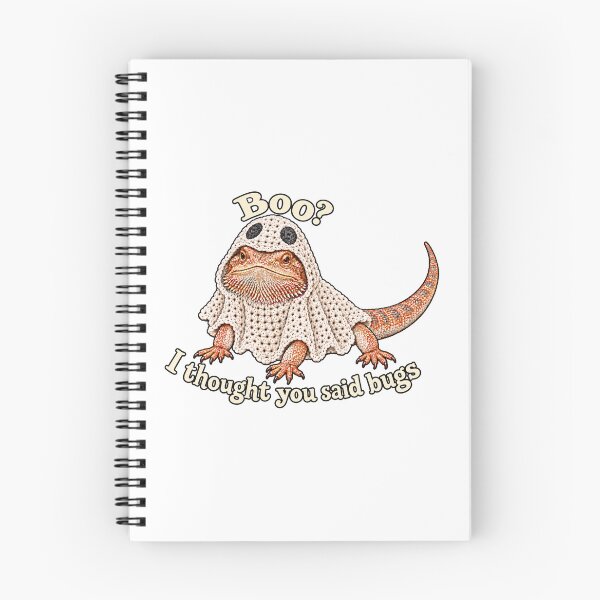 Item preview, Bearded Dragon Boo I Thought You Said Bugs designed and sold by threadandfangs.