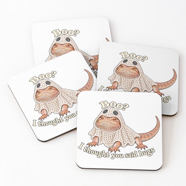 Item preview, Bearded Dragon Boo I Thought You Said Bugs designed and sold by threadandfangs.