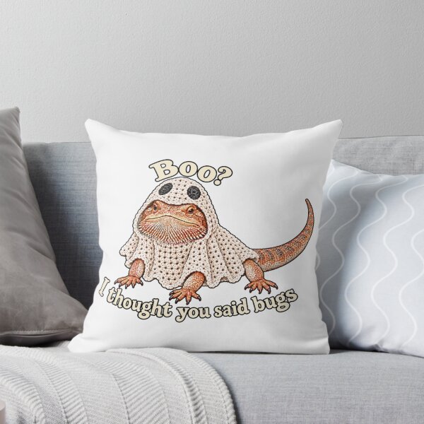 Item preview, Bearded Dragon Boo I Thought You Said Bugs designed and sold by threadandfangs.
