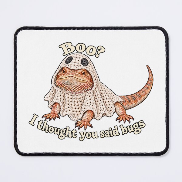Item preview, Bearded Dragon Boo I Thought You Said Bugs designed and sold by threadandfangs.