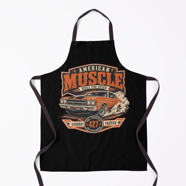Item preview, American Muscle Car Built for Speed Slogan gift for muscle car lovers designed and sold by LD ART.