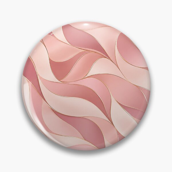 Item preview, Pink Satin Waves — Blush & Rose Abstract Pattern designed and sold by VibnWalls.