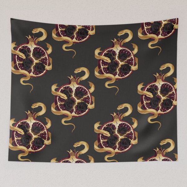 Item preview, Underworld Royalty Pomegranate - Dark Mythology Art designed and sold by GodsMonsterss.
