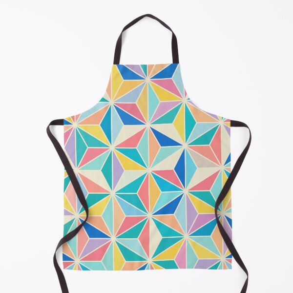 Item preview, Colorful Japanese Star Pattern in Pastel Triangles designed and sold by JapaneseWagaraStudio.