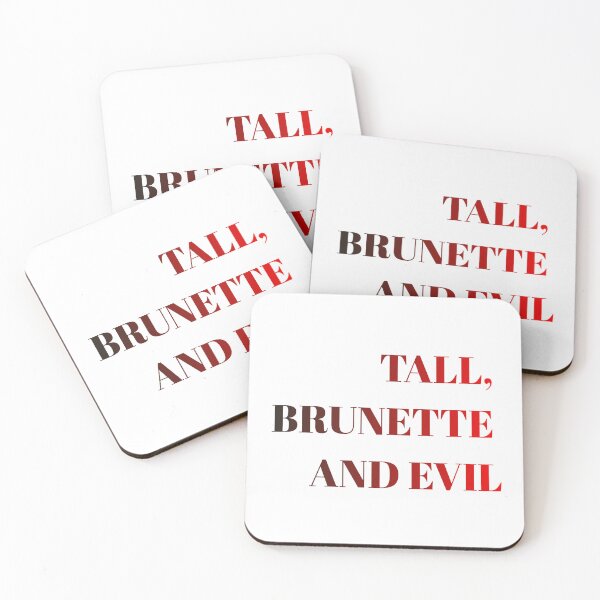 Item preview, TALL, BRUNETTE AND EVIL designed and sold by artasia-18.