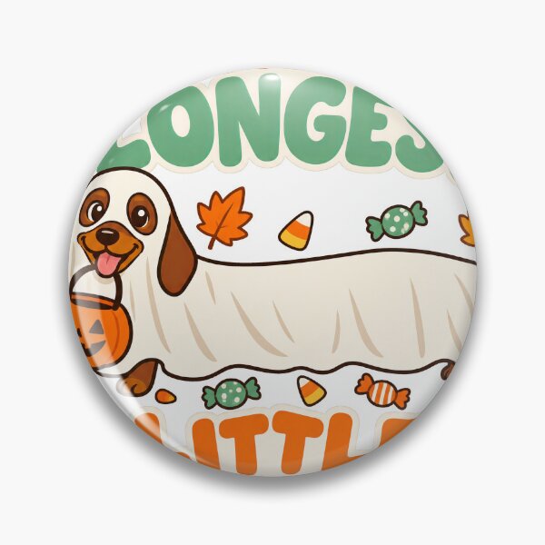 Item preview, Dachshund Halloween - The Longest Little Ghost designed and sold by Cozy Boo Club.