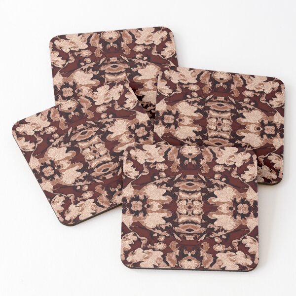 Item preview, Rose Gold Floral Damask – Elegant Botanical Pattern designed and sold by SulkaCreative.
