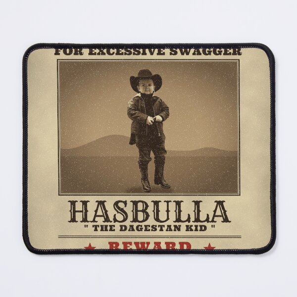 Item preview, Wanted Hasbulla The Dagestan Kid Western Poster designed and sold by TeamHasbulla.