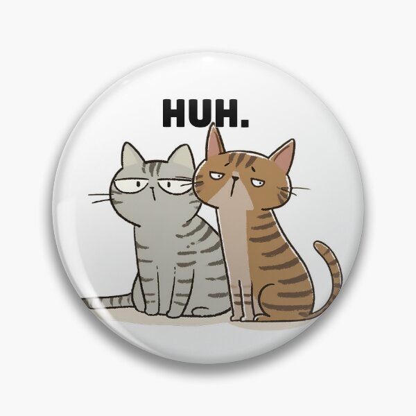 Item preview, Two Cats Saying Huh designed and sold by 123Long.