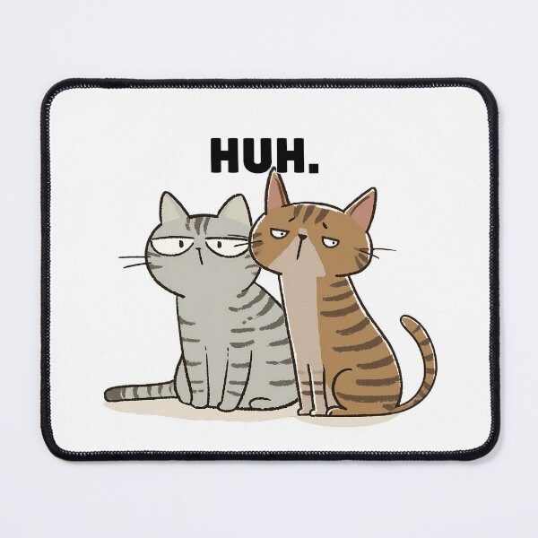 Item preview, Two Cats Saying Huh designed and sold by 123Long.