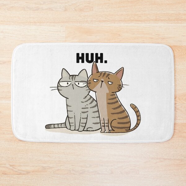 Item preview, Two Cats Saying Huh designed and sold by 123Long.