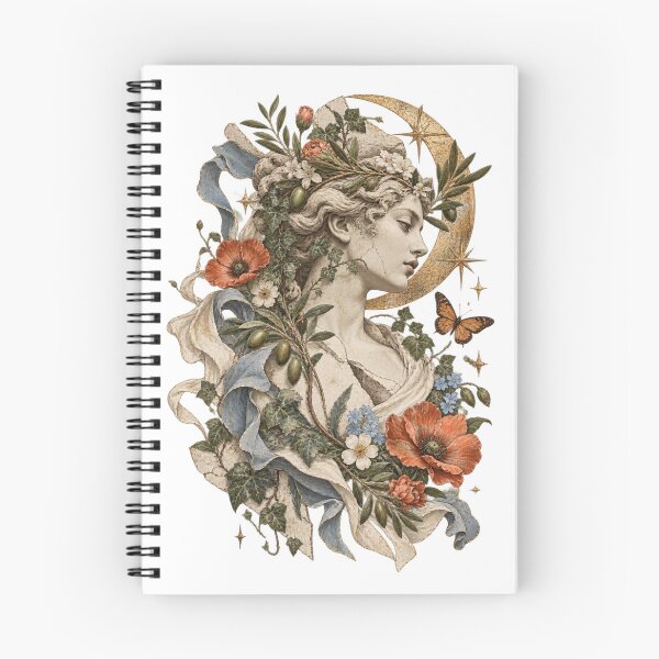 Item preview, Botanical Goddess Classical Floral Vintage Art designed and sold by 966 A.D..