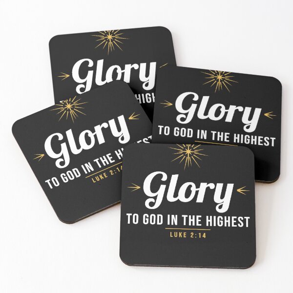 Item preview, Glory To God In The Highest Luke 2:14 Christian Christmas designed and sold by 198tees.