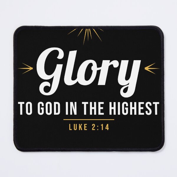 Item preview, Glory To God In The Highest Luke 2:14 Christian Christmas designed and sold by 198tees.
