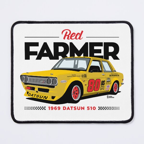 Item preview, Red Farmer's 1969 Datsun 510 designed and sold by John Jenkins.