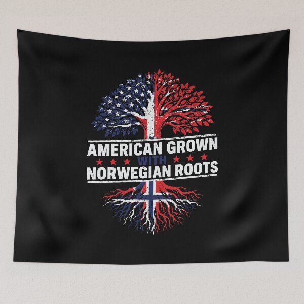 Item preview, Norwegian Roots American Grown designed and sold by tmerchtrends.
