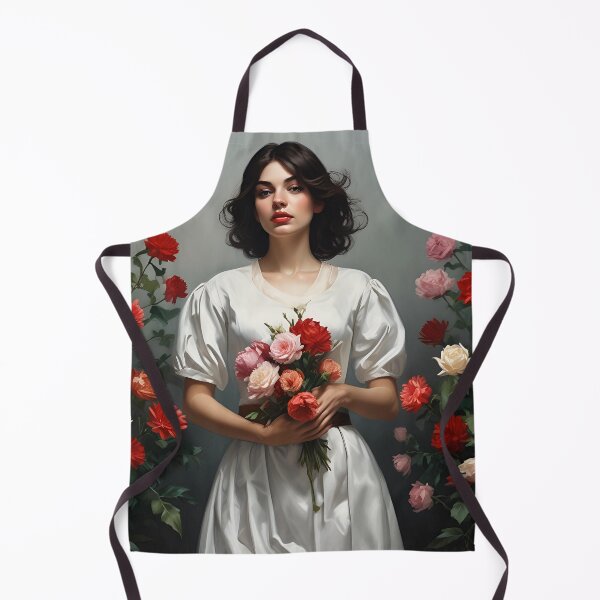 Item preview, Dreamy Floral Woman Portrait Botanical Art designed and sold by MK26Designs.