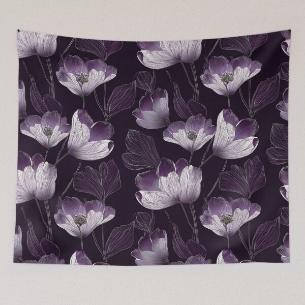 Item preview, Elegant Botanical Floral Pattern Seamless Design designed and sold by MOONE FLOWER.