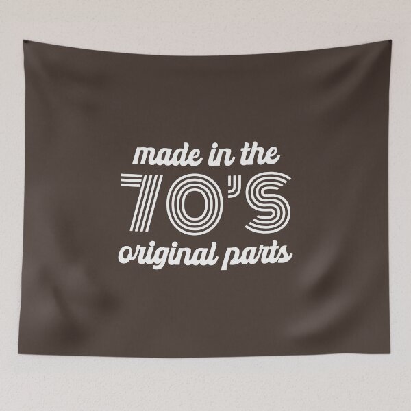 Item preview, Made in the 70s Original Parts Vintage 1970s Birthday Retro Gift #5 designed and sold by SalahBlt.